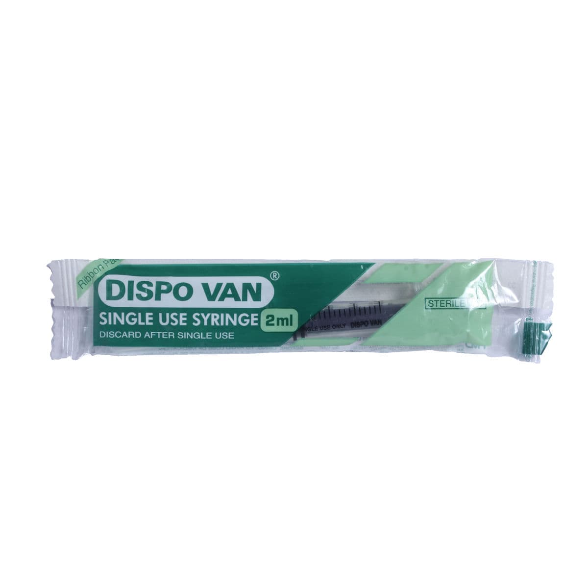Syringe 2ml — Reference photograph: Dispovan 2ml syringe. Brand and needle specification confirmed in quote.