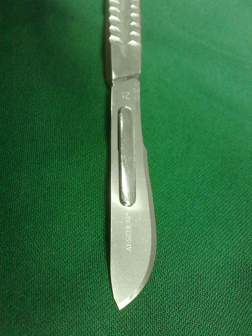 Reference photograph of Bard-Parker scalpel & handles