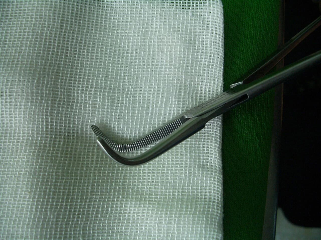 Close view of a right-angle clamp. Named subtypes vary; identify the exact specimen by markings and design.