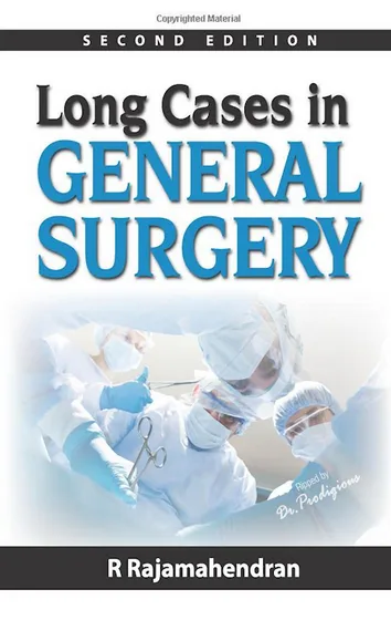 Book cover: R Rajamahendran Long Cases in General Surgery 2nd