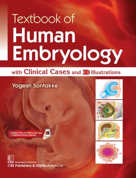 Book cover: Yogesh Sontakke Embryology 1st