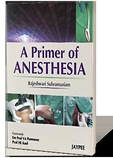 Book cover: Rajeshwari Primer for Anesthesia 1st