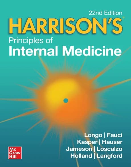Book cover: Harrison's Principles of Internal Medicine 22nd