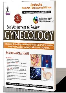 Book cover: Sakshi Arora Gynaecology 9th