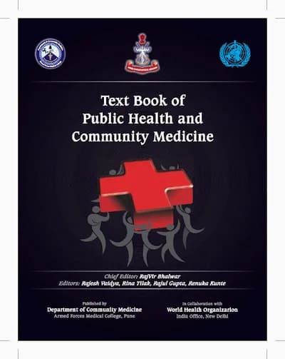 Book cover: AFMC Public Health and Community Medicine 1st