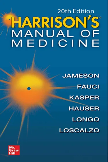 Book cover: Harrison's Manual of Medicine 20thEd