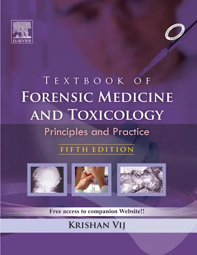 Book cover: Krishan Textbook of FMT 5th