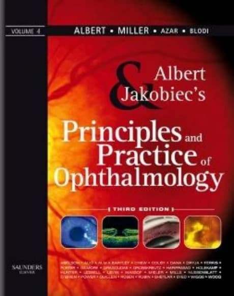 Book cover: Alberts Principles and Practice of Ophthalmology V4 3rd