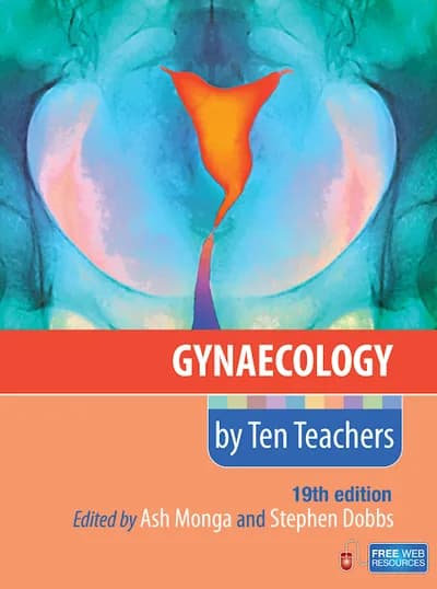 Book cover: Gynaecology by Ten Teachers 19th