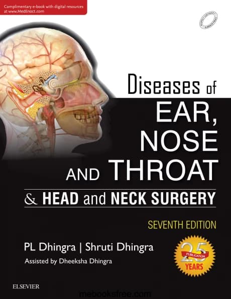 Book cover: Dhingra ENT 7th