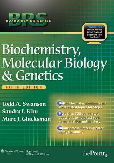 Book cover: BRS Biochemistry, Molecular Biology, and Genetics 5th