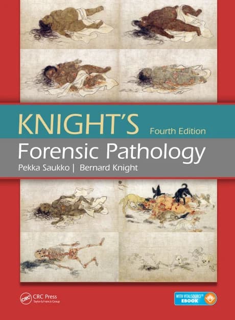 Book cover: Knight's Forensic Pathology 4th