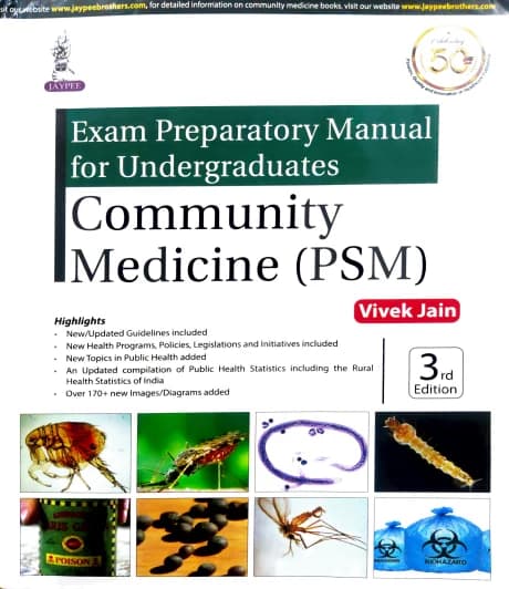 Book cover: Scanned Vivek Jain Community Medicine 3rd