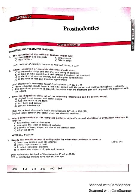 Chapter preview: Prosthodontics