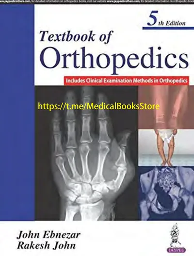 Book cover: John Ebnezer Textbook of Orthopaedics 5th