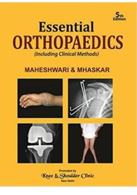 Book cover: Maheshwari Essential Orthopaedics 5th