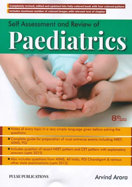 Book cover: Scanned Arvind Aror Review of Pediatrics 8th