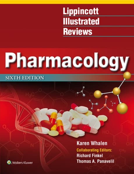 Book cover: Lippincott Illustrated Reviews Pharmacology 6th