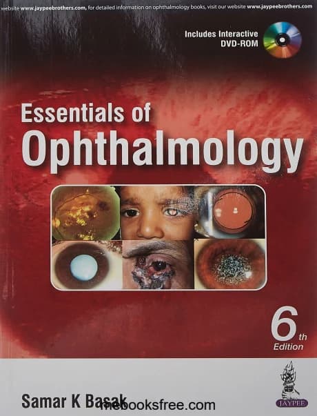 Book cover: Samar K Basak Essentials of Ophthalmology 6th