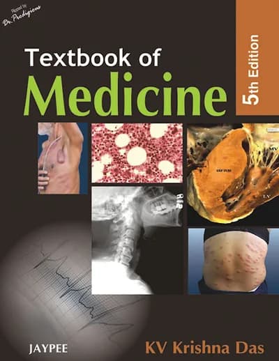 Book cover: Das Textbook of Medicine 5th