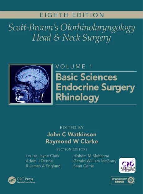 Book cover: Scott-Brown’s ENT V1 8th