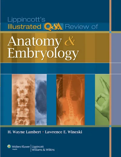 Book cover: Lippincott Review of Anatomy and Embryology 1st