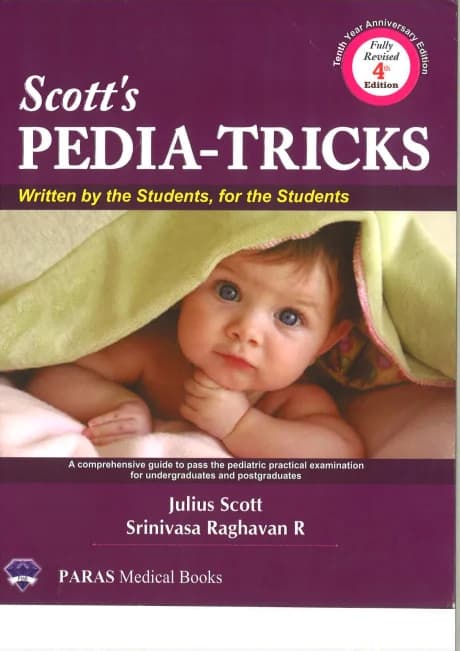 Book cover: Scanned Scott's Clinical Pediatrics Tricks 4th
