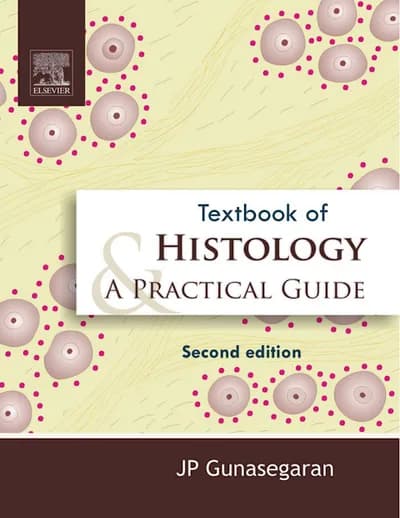 Book cover: JB Gunasegaran Textbook of Histology 2nd