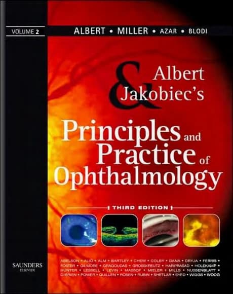 Book cover: Alberts Principles and Practice of Ophthalmology V2 3rd