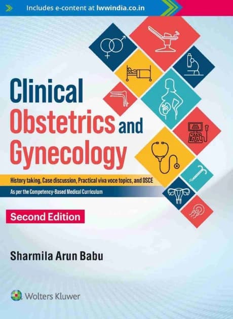 Book cover: Sharmila Arun Clinical Obstetrics and Gynaecology 2th