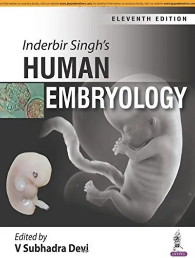 Book cover: INDERBIR SINGH EMBRYOLOGY