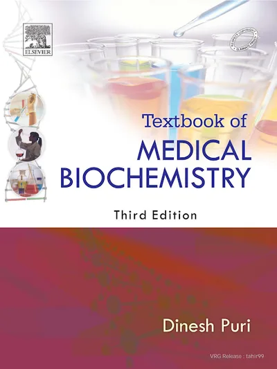 Book cover: Dinesh Puri 3th Biochemistry