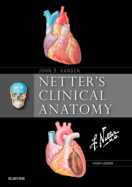 Book cover: Netter's Clinical Anatomy 4th