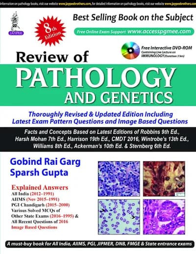 Book cover: Gobind Rai Review of Pathology and Genetics 8th