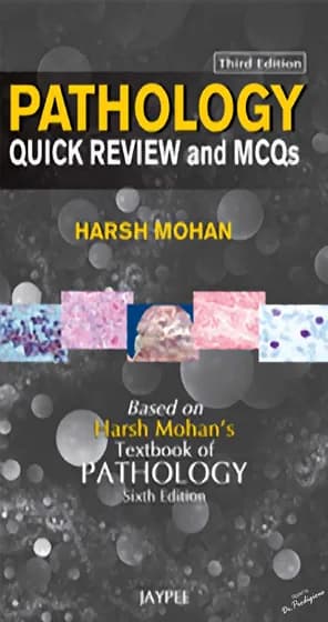 Book cover: Harsh Mohan Pathology Quick Review 6th