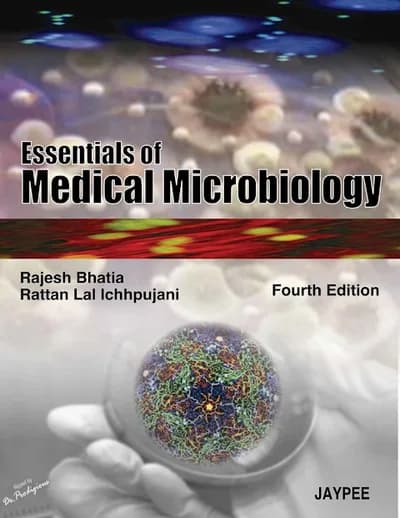 Book cover: Rajesh Bhatia Essentials of Medical Microbiology 4th