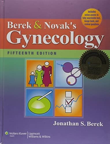 Book cover: Berek & Novak Gynecology 15th