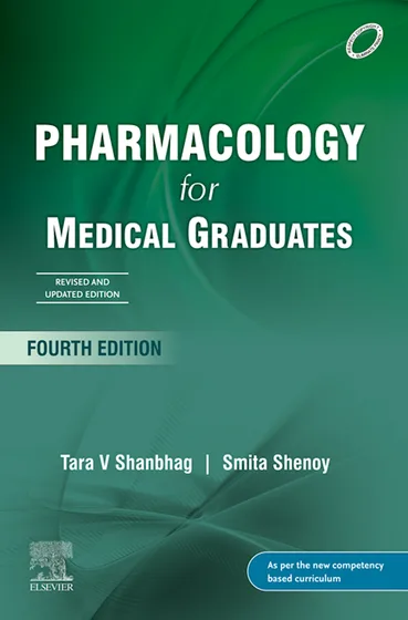 Book cover: Tara Shanbhag Medical Pharmacology 4th