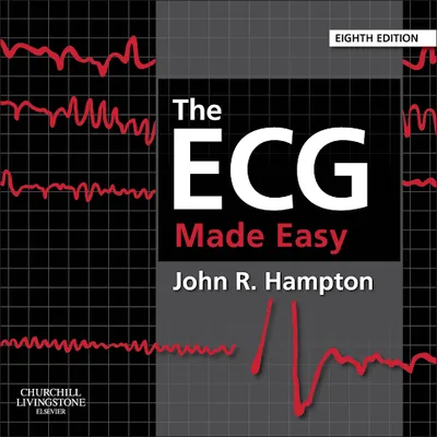 Book cover: Hampton John R ECG Made easy 8th
