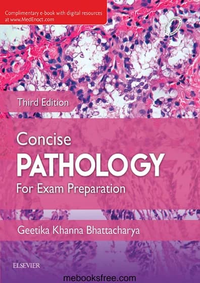 Book cover: Geetika Khanna Concise Pathology for Exam Preparation 3rd Ed