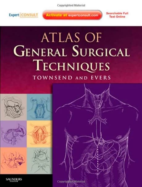 Book cover: Atlas of General Surgical Techniques