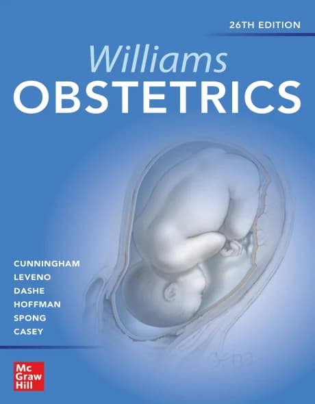 Book cover: Williams Obstetrics 26th