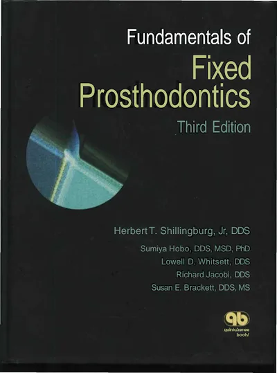 Book cover: Shillinburg fundamentals-of-fixed-prosthodontics