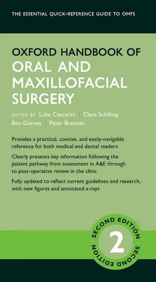 Book cover: Oxford Handbook of Oral Surgery