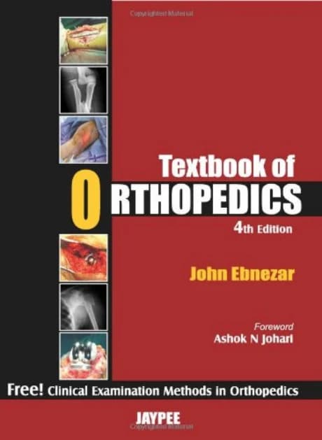 Book cover: John Ebnezar Textbook of Orthopaedics 4th