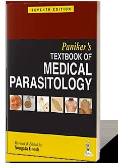 Book cover: Paniker Parasitology 7th