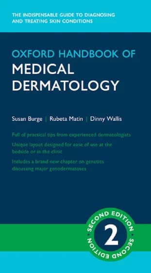 Book cover: Oxford Handbook of Medical Dermatology 2nd