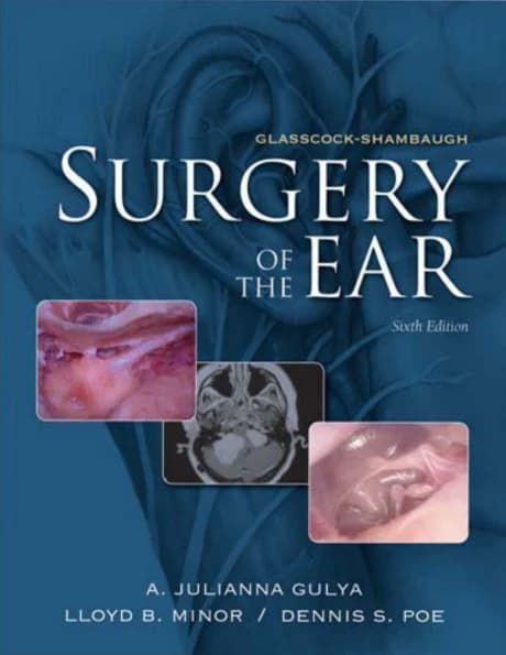 Book cover: Glasscock Shambaugh Surgery of the Ear 6th