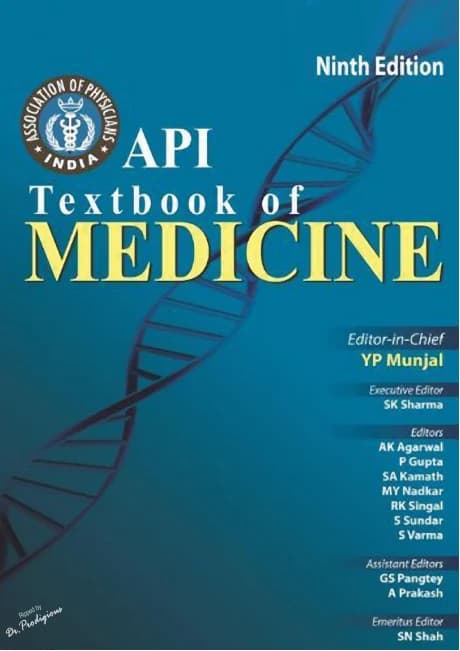 Book cover: API Textbook of Medicine 9thEd