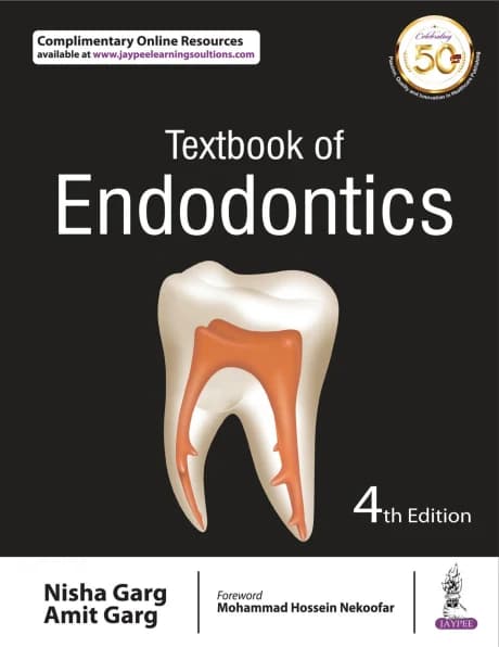 Book cover: Textbook of Endodontics Nisha Garg, Amit Garg - 4th Ed - Jay